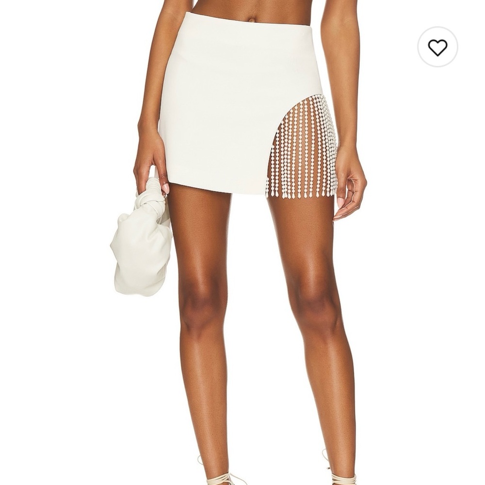 Camila Mini Skirt in Ivory